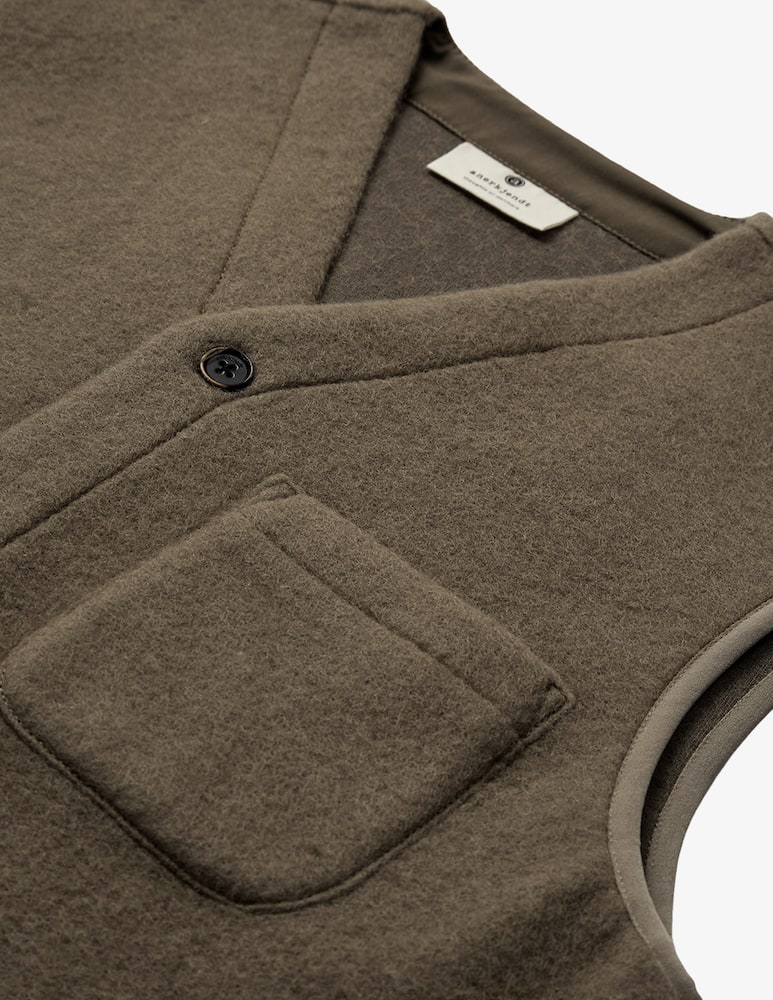 rinascente Anerkjendt Vest akrasmus boiled wool