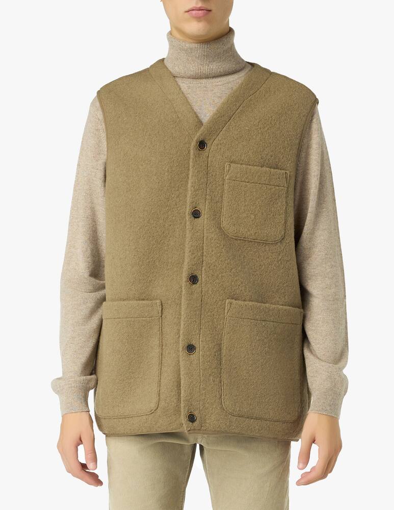 rinascente Anerkjendt Vest akrasmus boiled wool