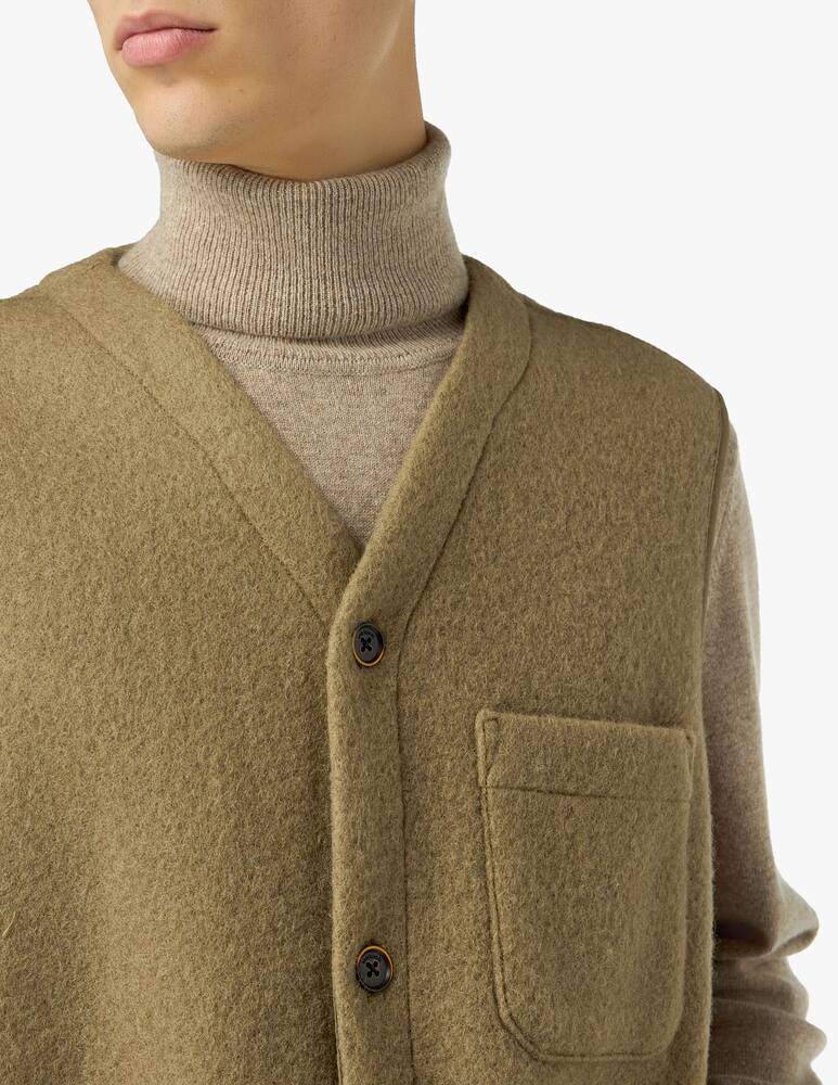 rinascente Anerkjendt Vest akrasmus boiled wool