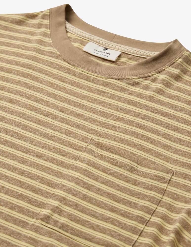 rinascente Anerkjendt Striped cotton-linen t-shirt