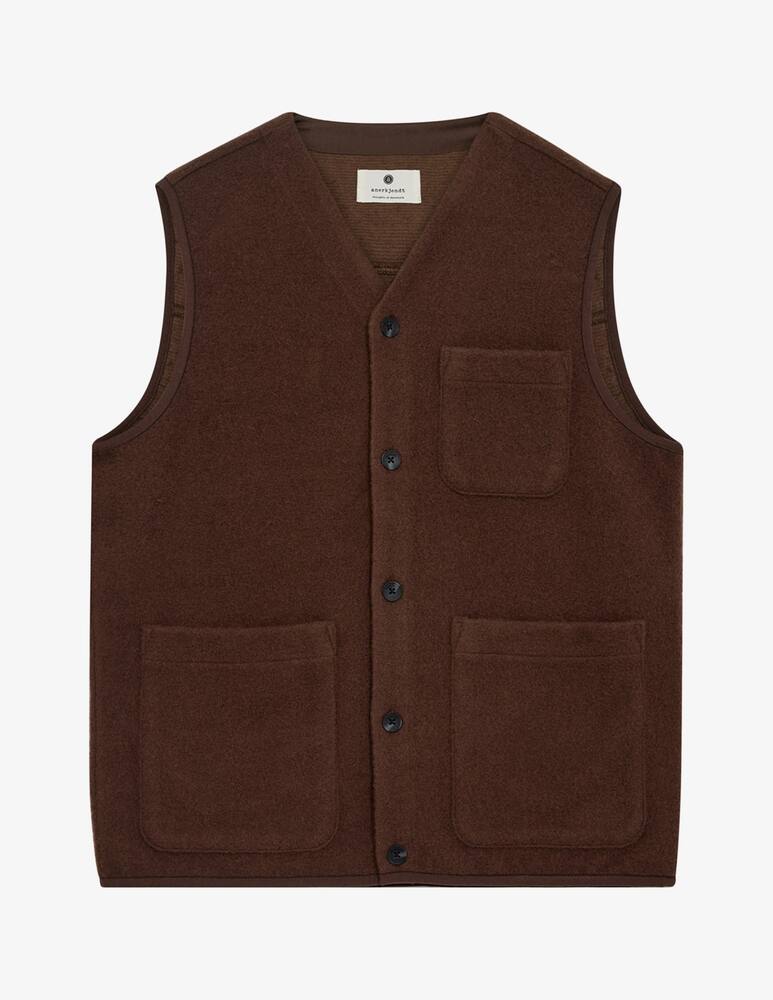 Anerkjendt Boiled wool vest - picture 1 Anerkjendt Boiled wool vest - picture 1