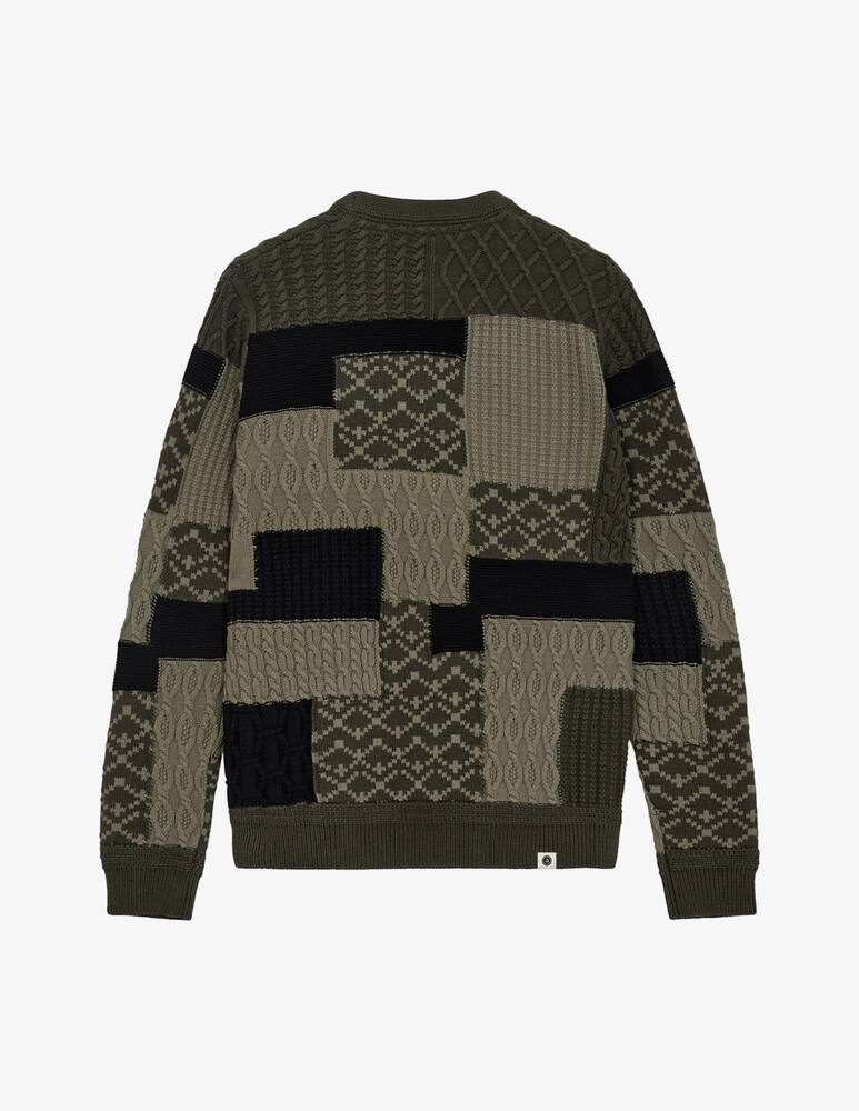 rinascente Anerkjendt Patchwork knit jumper