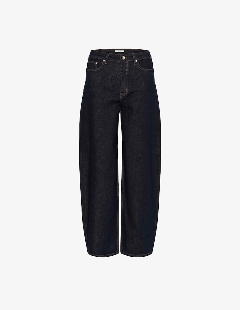 rinascente Gestuz Mae high-waist barrel jeans