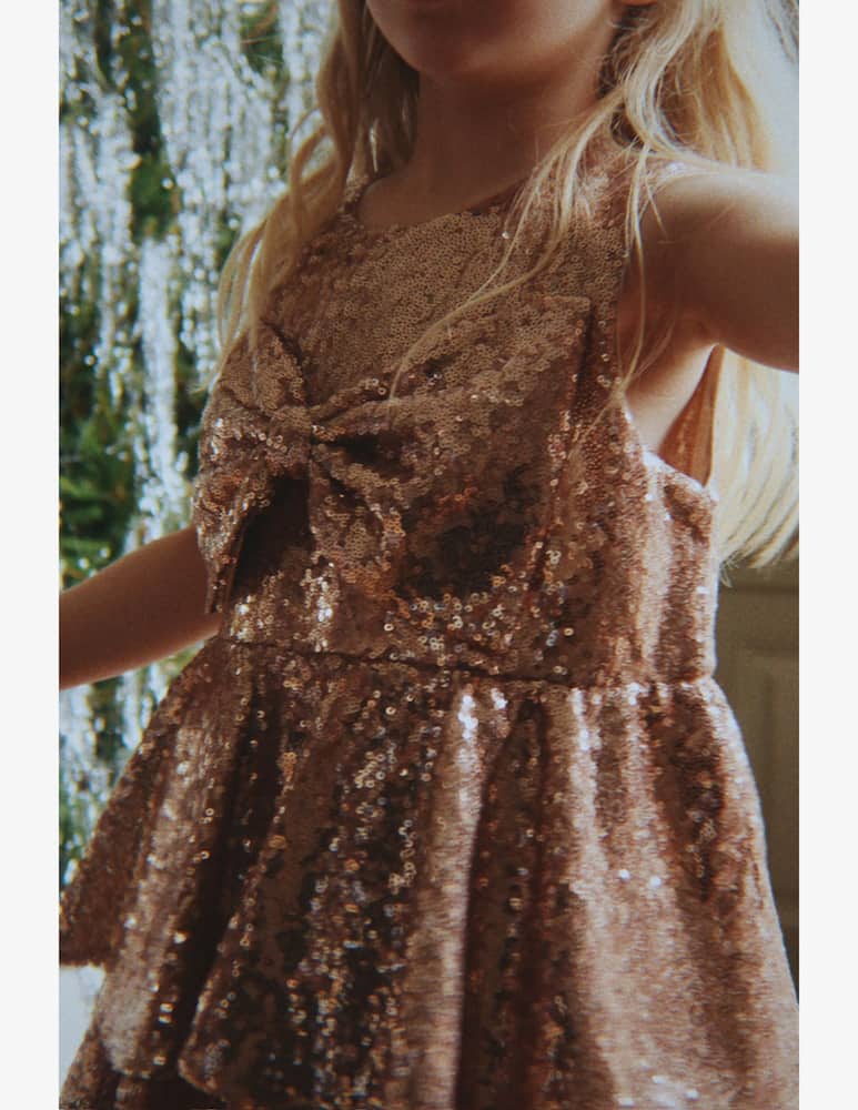 Konges Slojd Abito con paillettes Rosie - immagine 2 Konges Slojd Abito con paillettes Rosie - immagine 2
