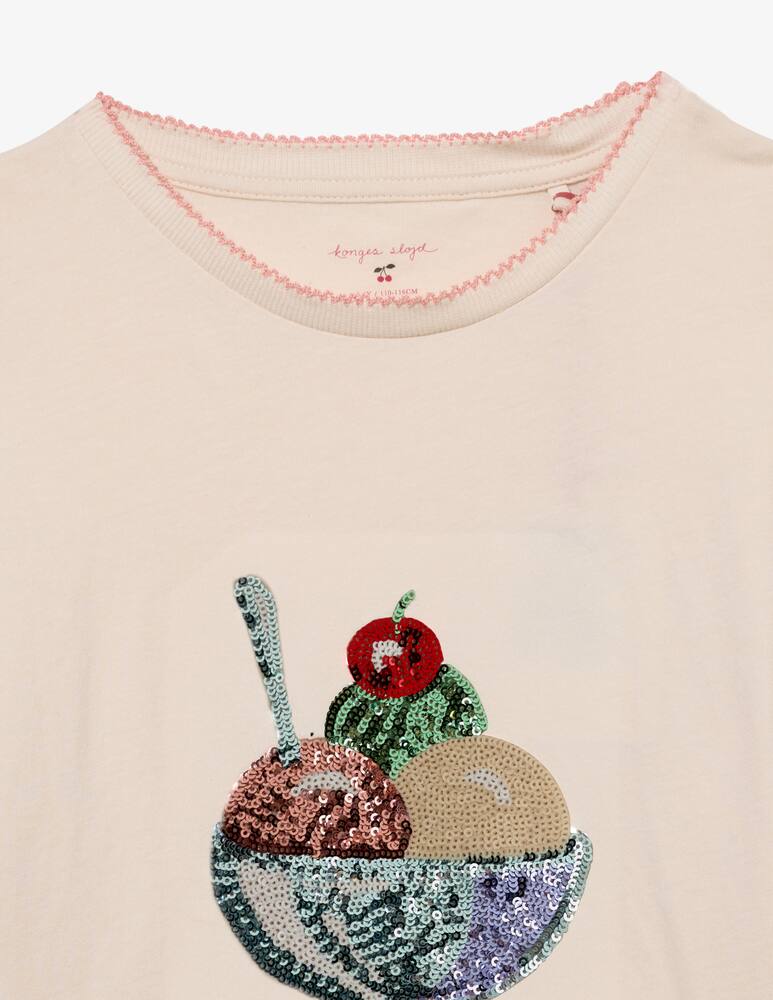 Konges Slojd T-shirt gelato con paillettes - immagine 3 Konges Slojd T-shirt gelato con paillettes - immagine 3