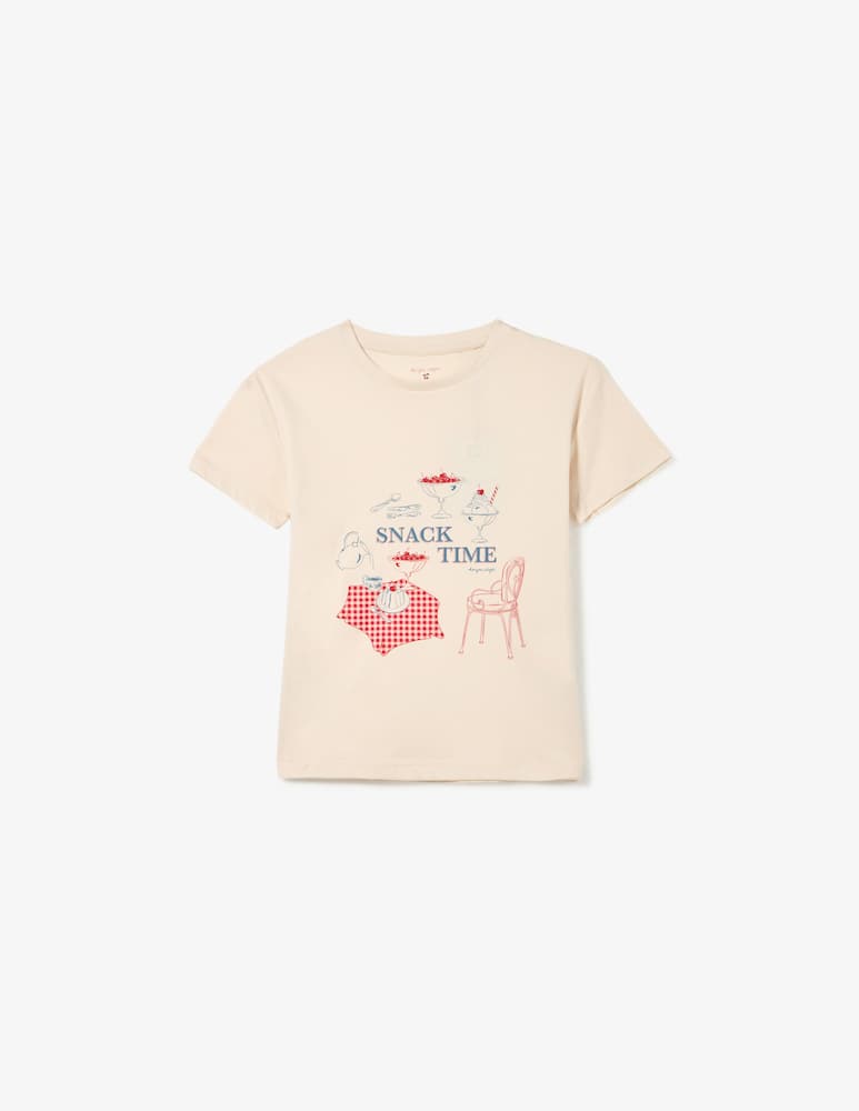 Konges Slojd Snack time print t-shirt - picture 1 Konges Slojd Snack time print t-shirt - picture 1