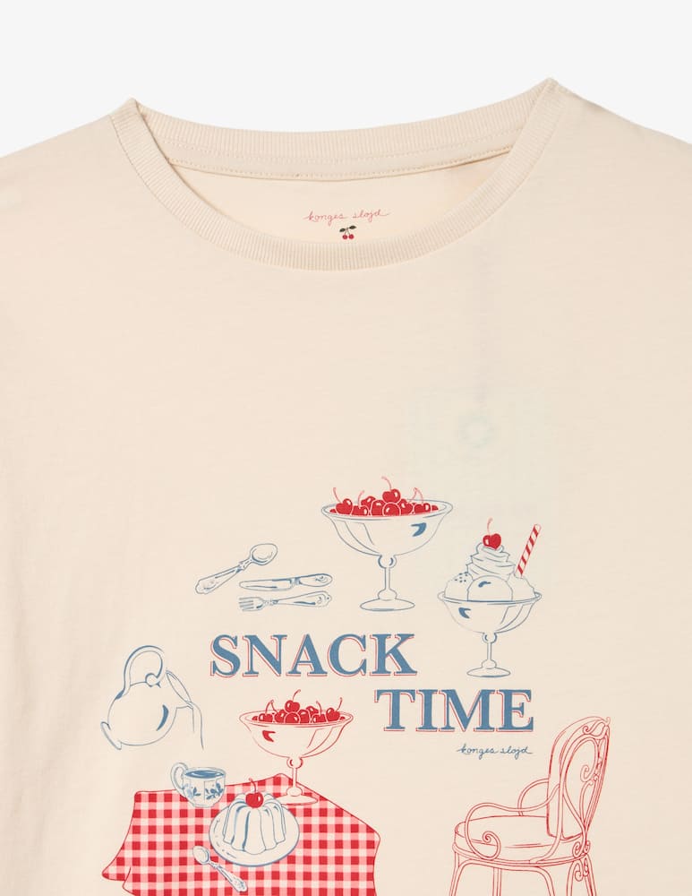 Konges Slojd Snack time print t-shirt - picture 3 Konges Slojd Snack time print t-shirt - picture 3