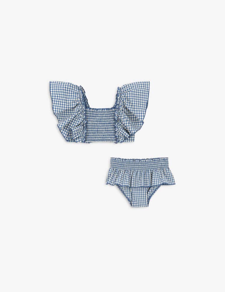 rinascente Konges Slojd Gingham ruffle bikini