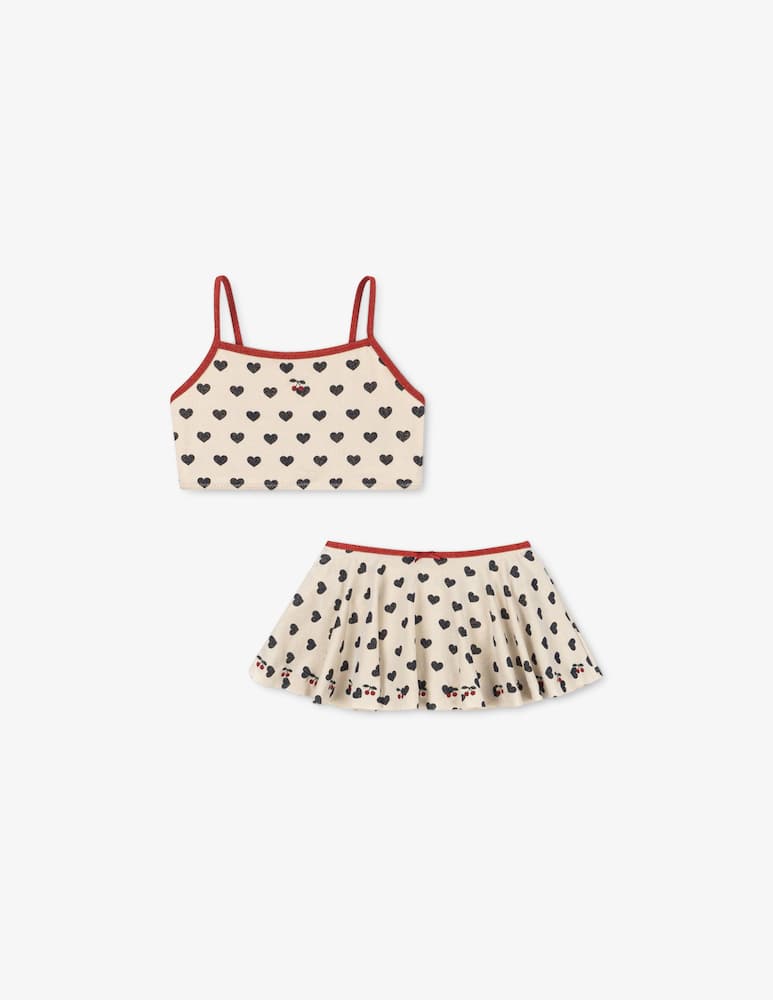 rinascente Konges Slojd Manon heart print bikini
