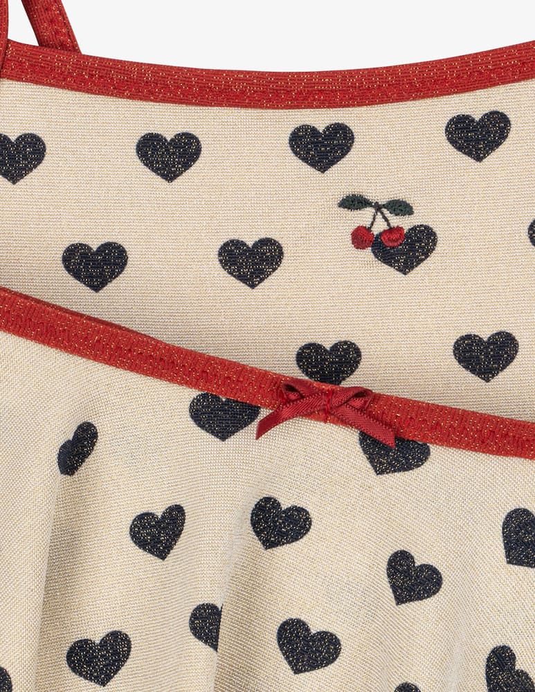 rinascente Konges Slojd Manon heart print bikini