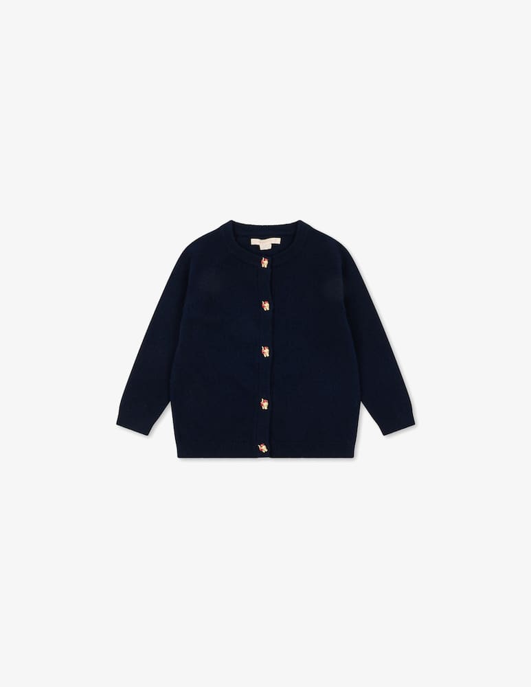 rinascente Konges Slojd Cardigan in maglia con bottoni gatti