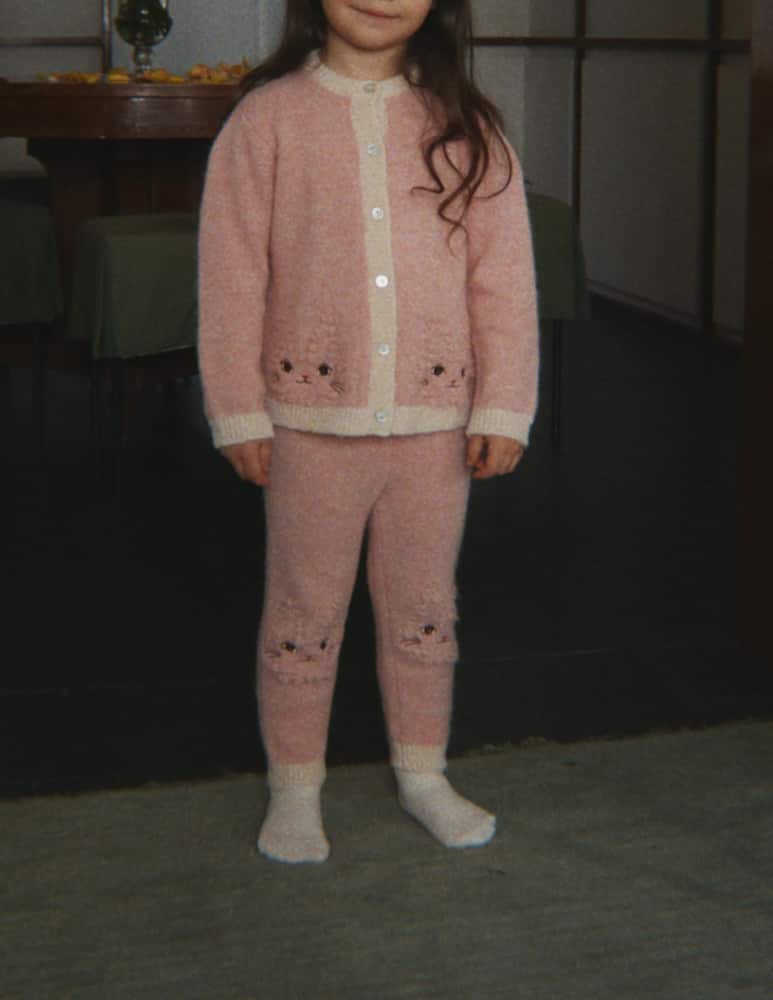 rinascente Konges Slojd Knitted cat cardigan