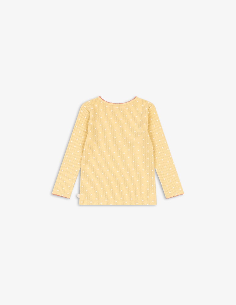 rinascente Konges Slojd Pointelle polka dot blouse