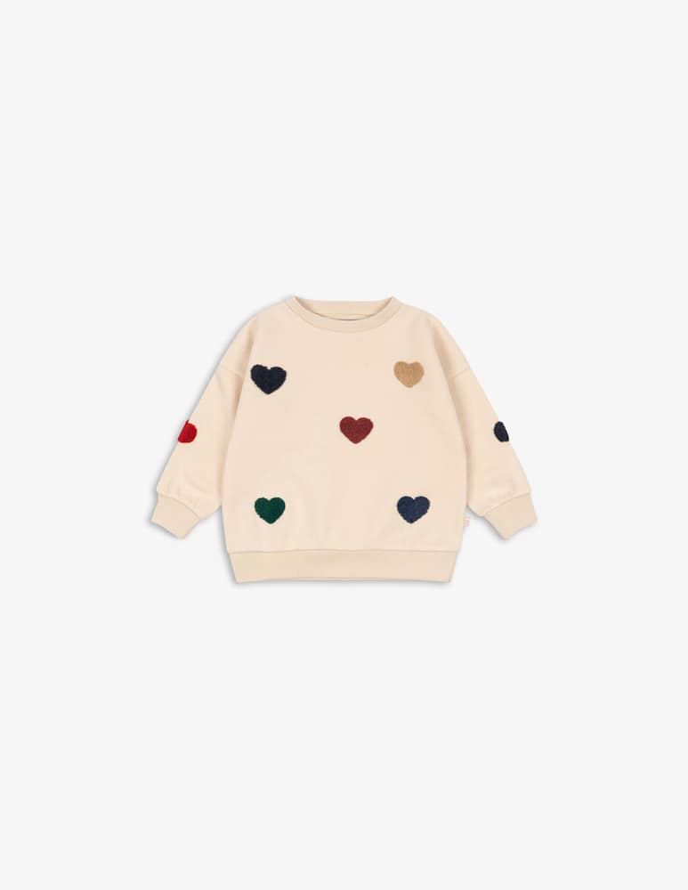 rinascente Konges Slojd Heart appliqué sweatshirt