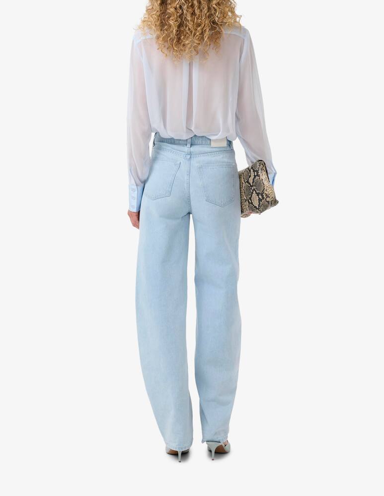 rinascente Gestuz Sheer necktie shirt