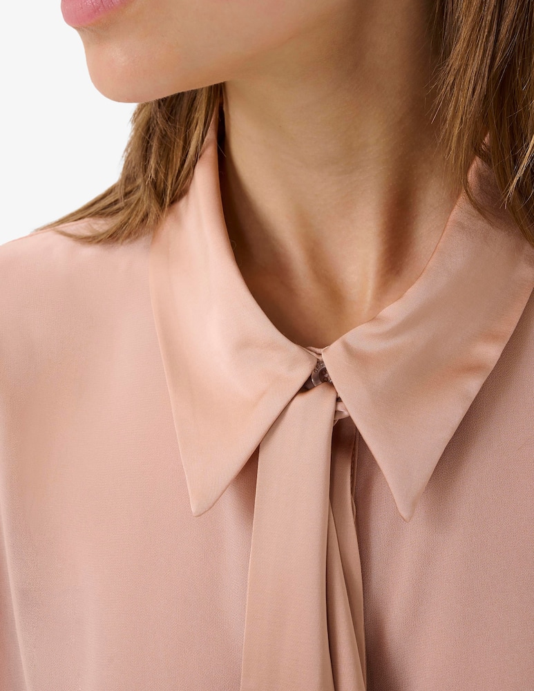 rinascente Gestuz Silk tie-neck shirt