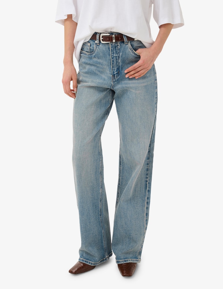 Gestuz Jeans a gamba larga e a vita alta Zolani - immagine 4 Gestuz Jeans a gamba larga e a vita alta Zolani - immagine 4