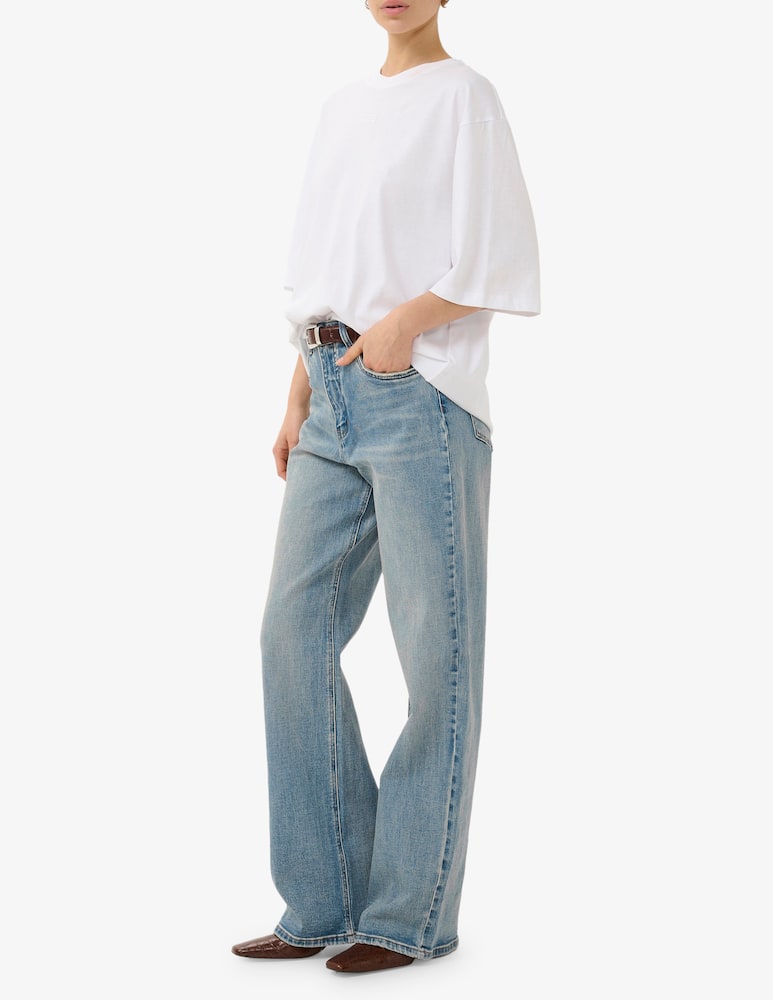 Gestuz Jeans a gamba larga e a vita alta Zolani - immagine 5 Gestuz Jeans a gamba larga e a vita alta Zolani - immagine 5