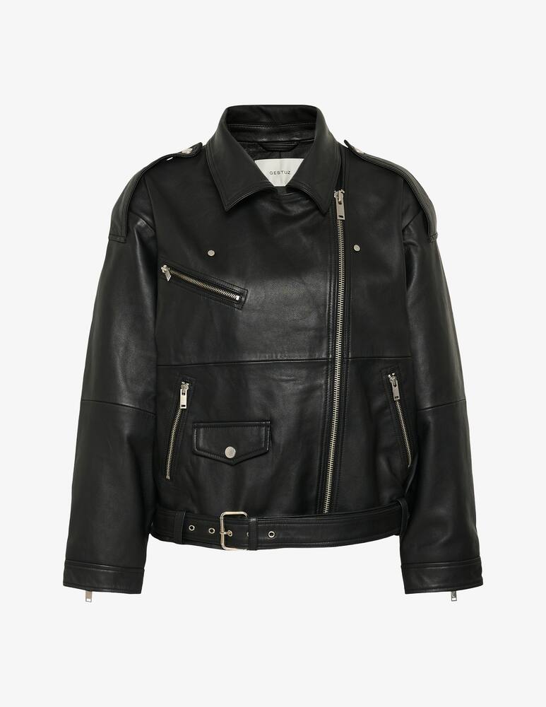rinascente Gestuz Giacca biker in pelle Novida