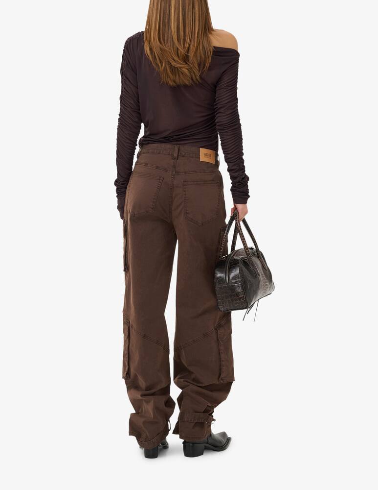 rinascente Gestuz Ruched off-shoulder top