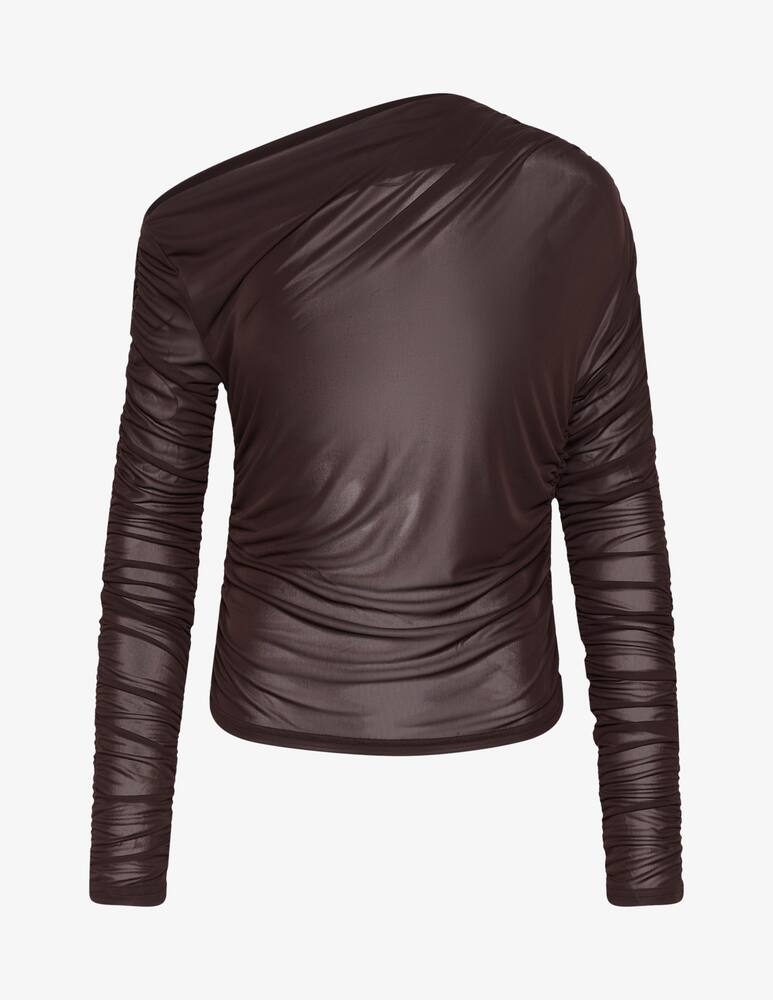 rinascente Gestuz Ruched off-shoulder top