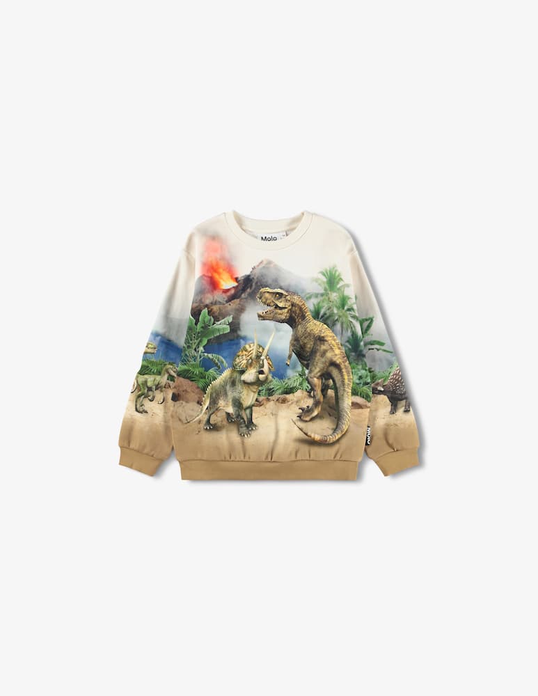 rinascente Molo Dinosaur adventure sweatshirt