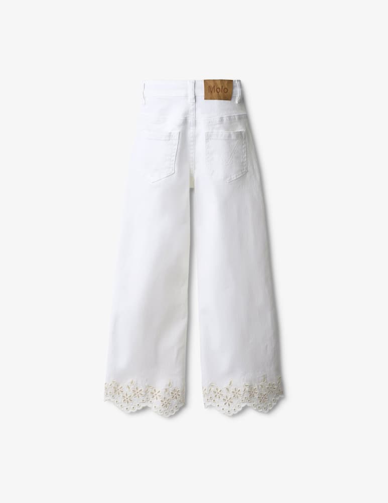 rinascente Molo Pantaloni Ava con ricamo