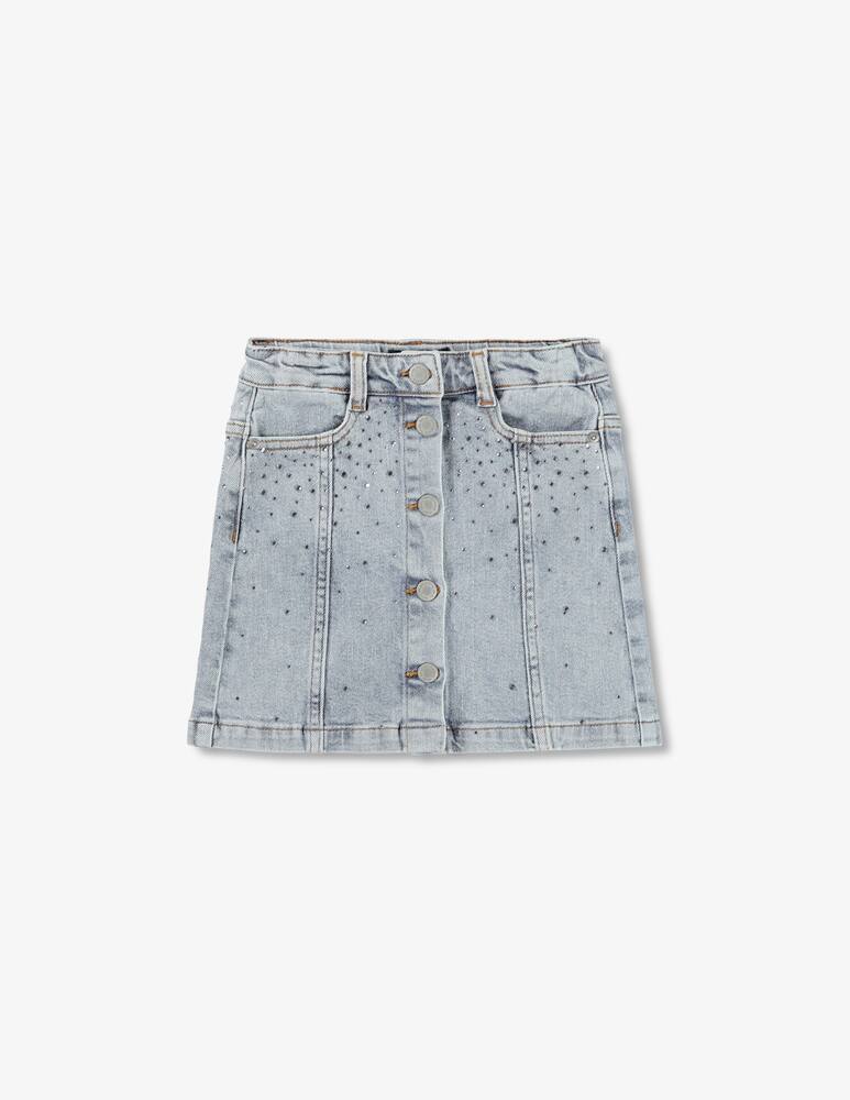 rinascente Molo Denim crystal skirt