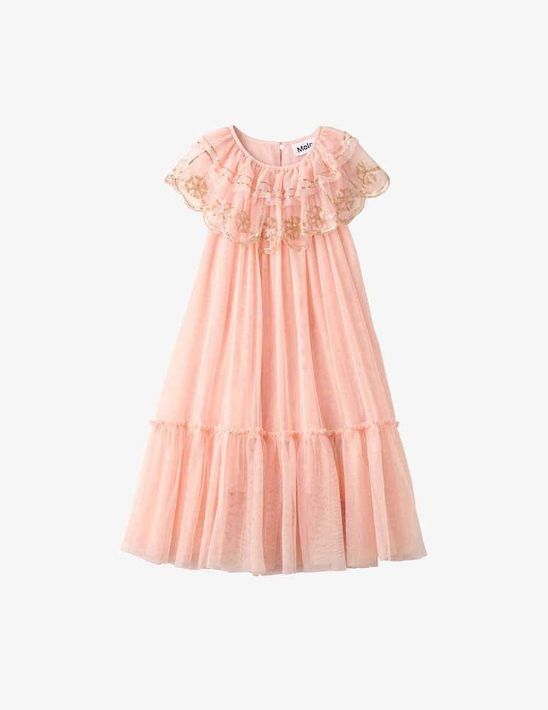 rinascente Molo Abito in tulle con volant Coline