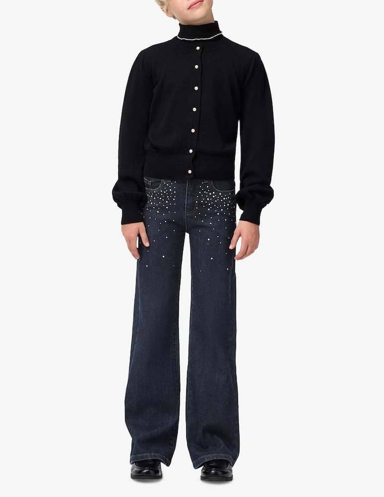 rinascente Molo Jeans ampi con strass Asta