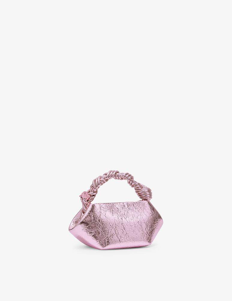 Ganni Bou Mini Crushed Metallic bag - picture 3