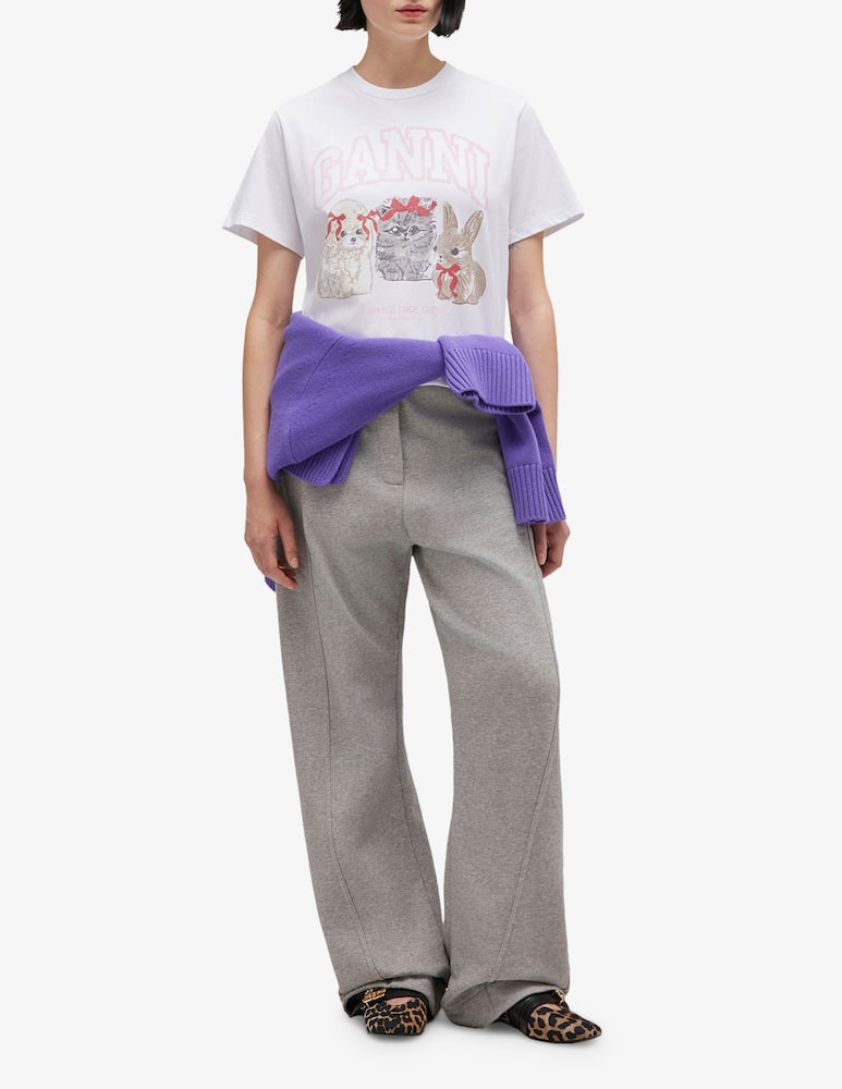 rinascente Ganni T-shirt cute animals