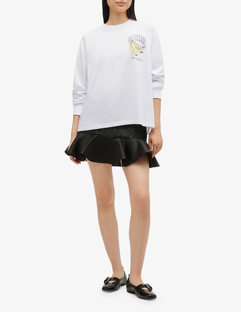 rinascente Ganni Maglia a manica lunga in cotone