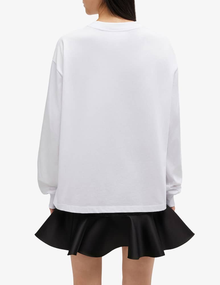 rinascente Ganni Maglia a manica lunga in cotone