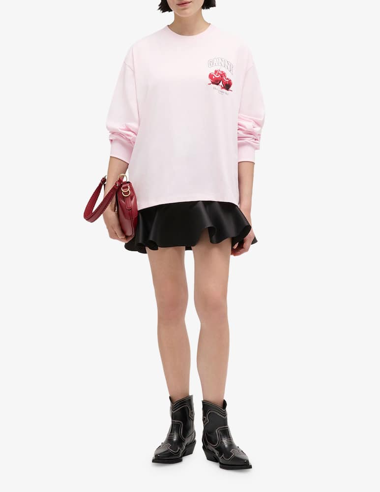 rinascente Ganni Felpa cotone