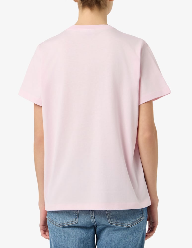 rinascente Ganni T-shirt cotone con stampa orso cowboy