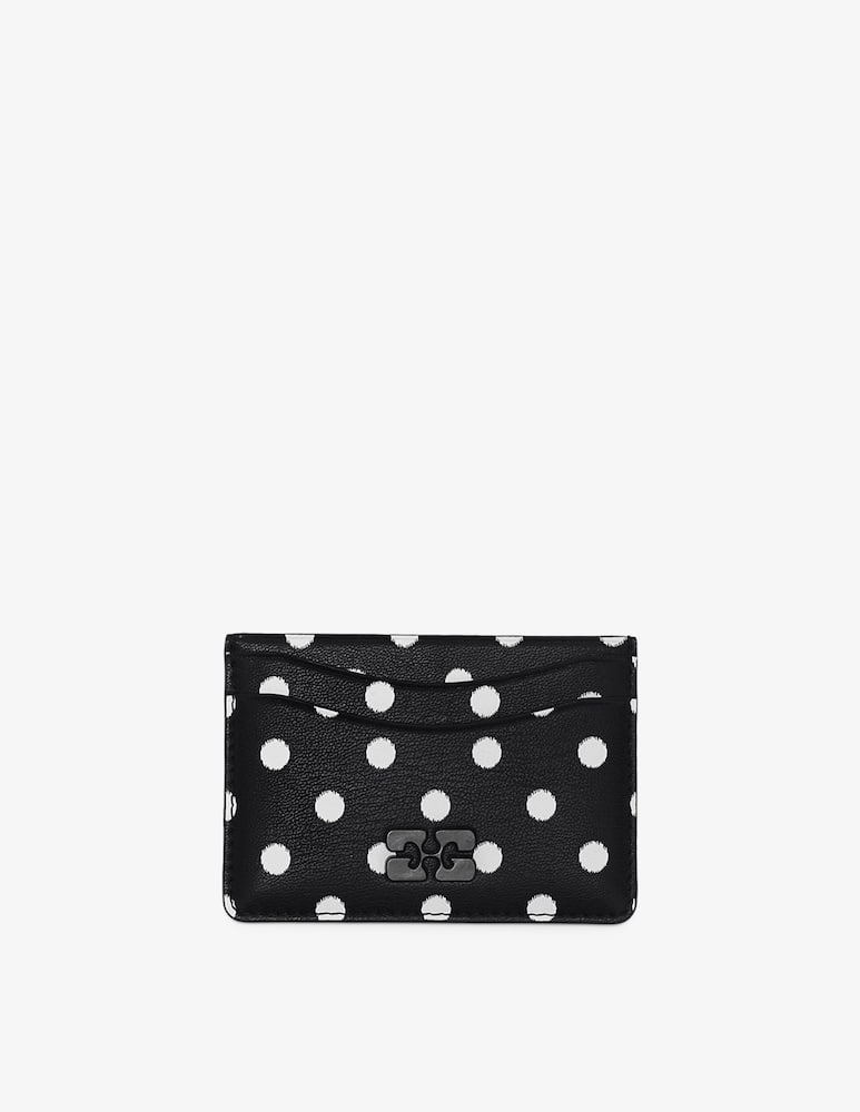 rinascente Ganni Polka dot card holder