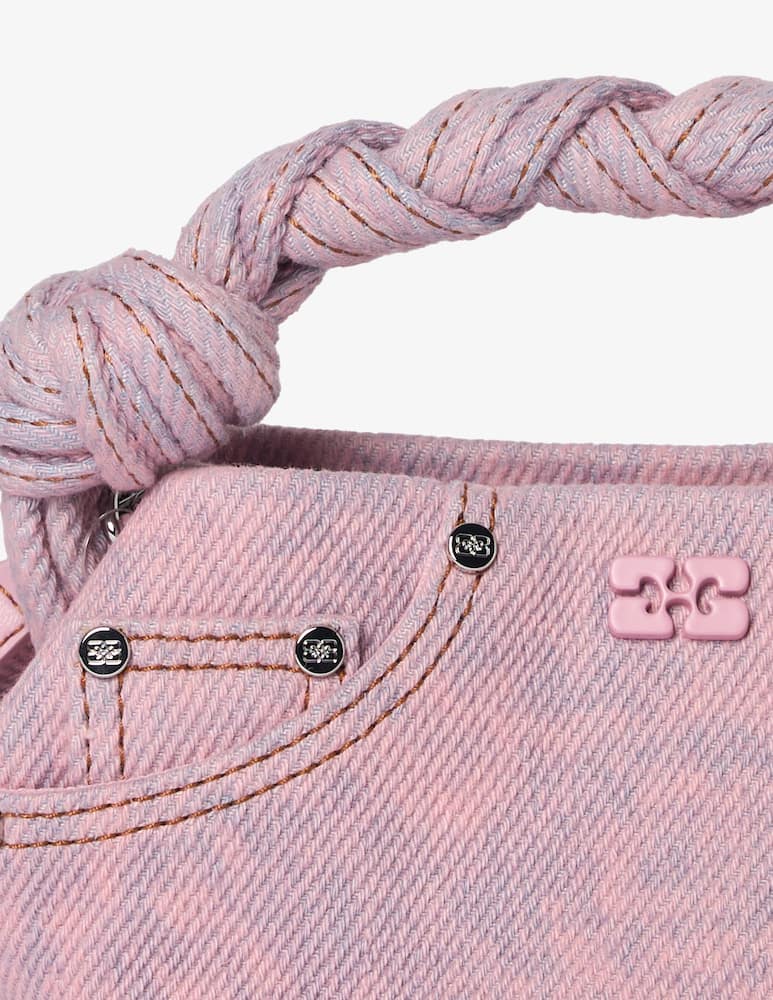 rinascente Ganni Borsa a mano Bou mini in jeans