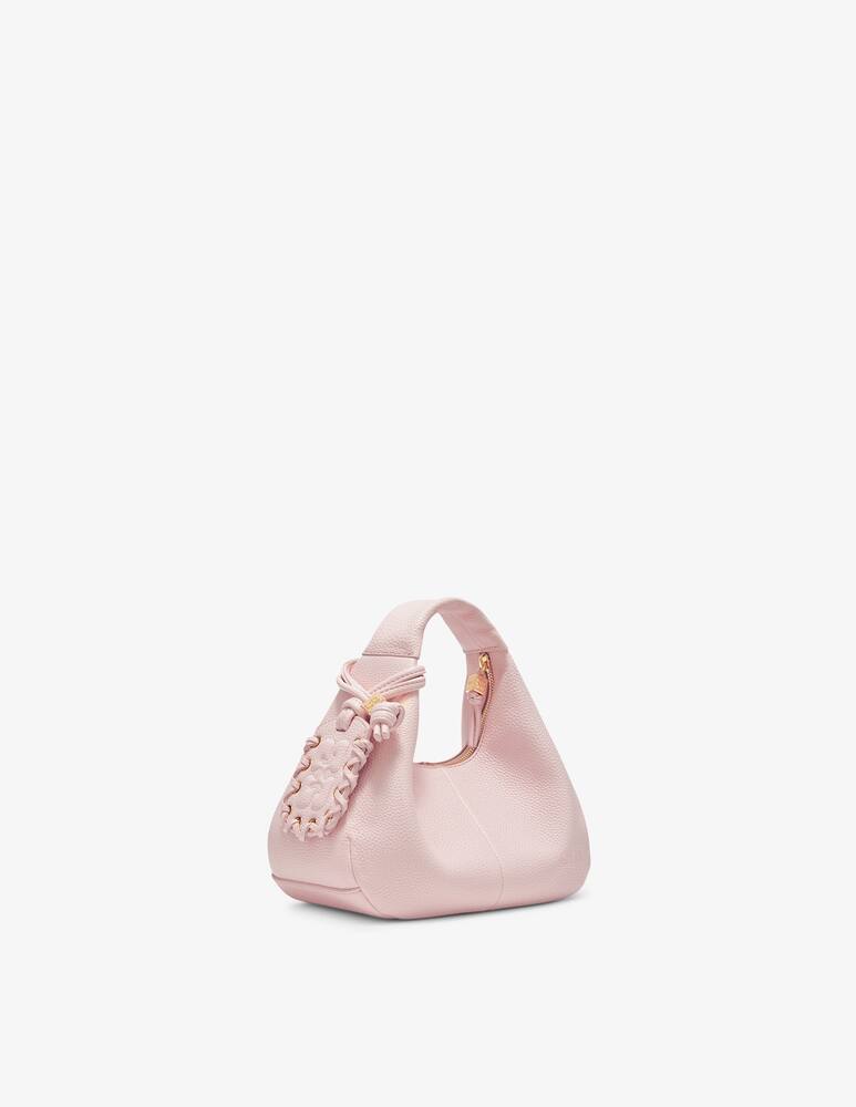 rinascente Ganni Hobo mini grained bag