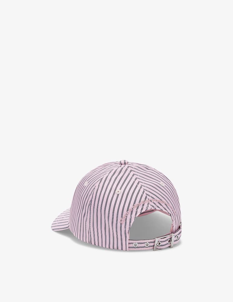 rinascente Ganni Striped nylon cap