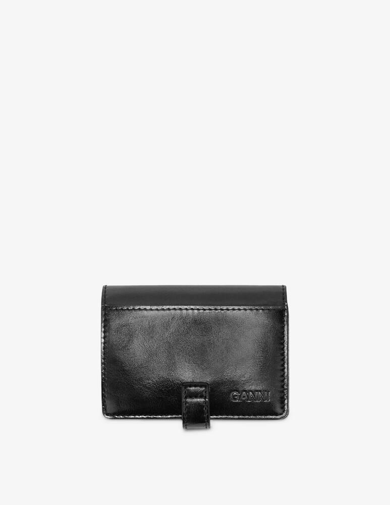 rinascente Ganni Slim card holder with flap