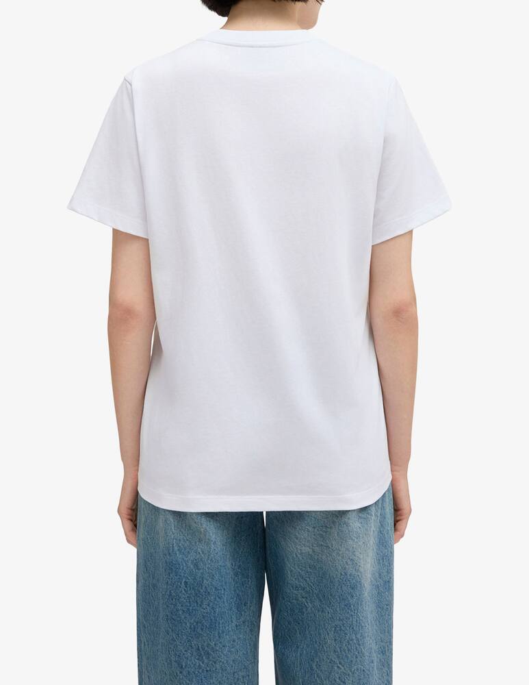 rinascente Ganni Pony print cotton t-shirt