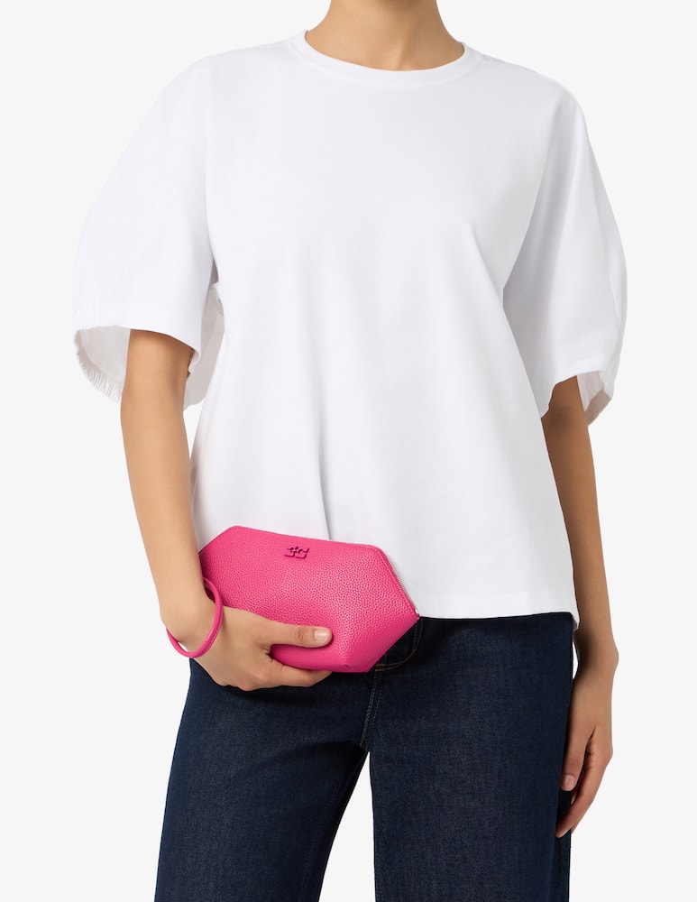 rinascente Ganni Pochette make up grainy