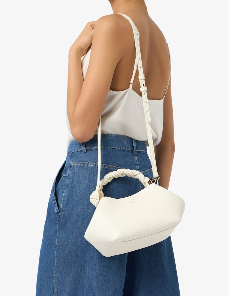 rinascente Ganni Borsa a mano Bou piccola grained