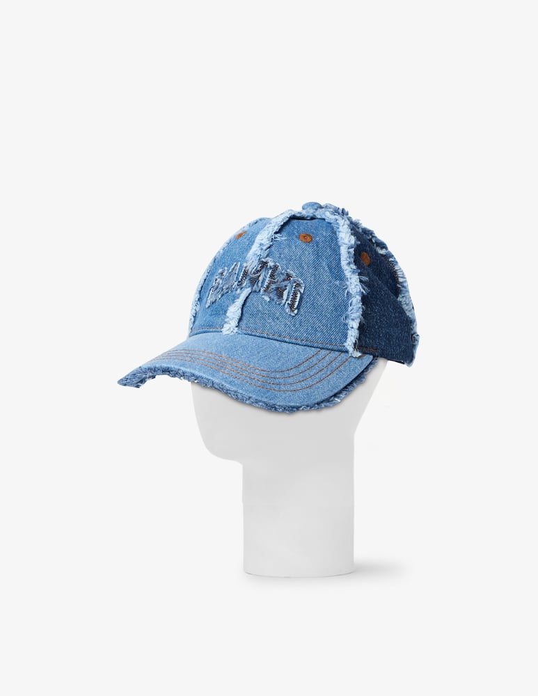 rinascente Ganni Cappellino baseball patchwork jeans