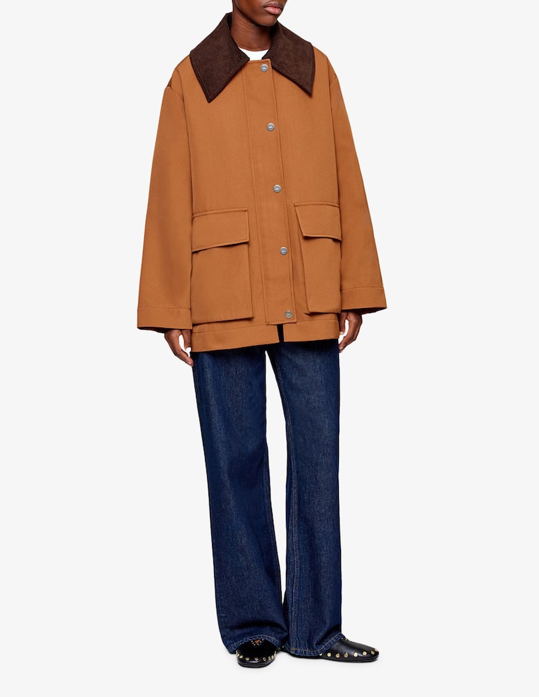 rinascente Ganni Giacca in twill pesante