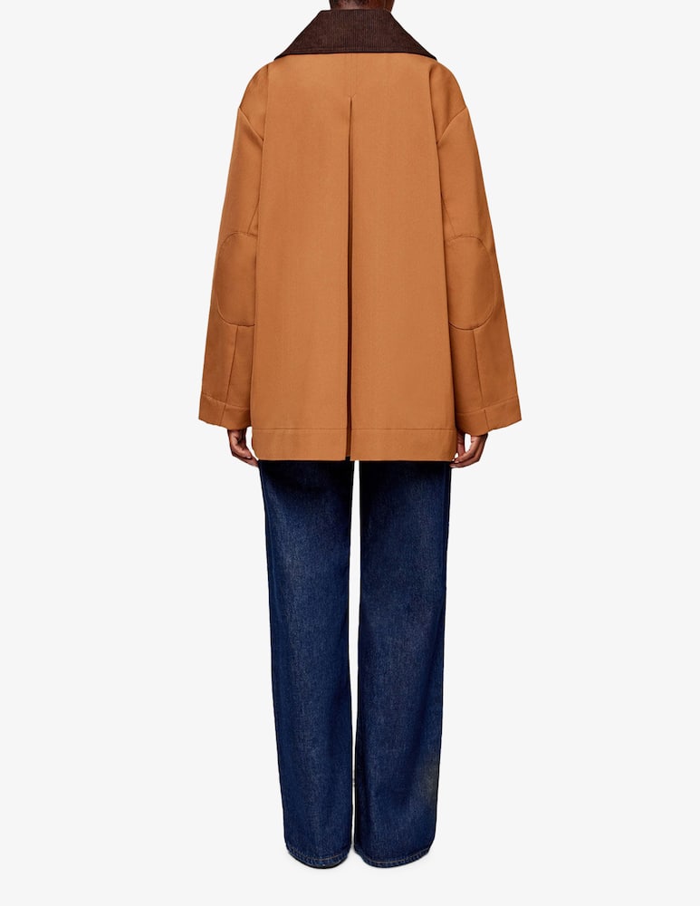 rinascente Ganni Giacca in twill pesante