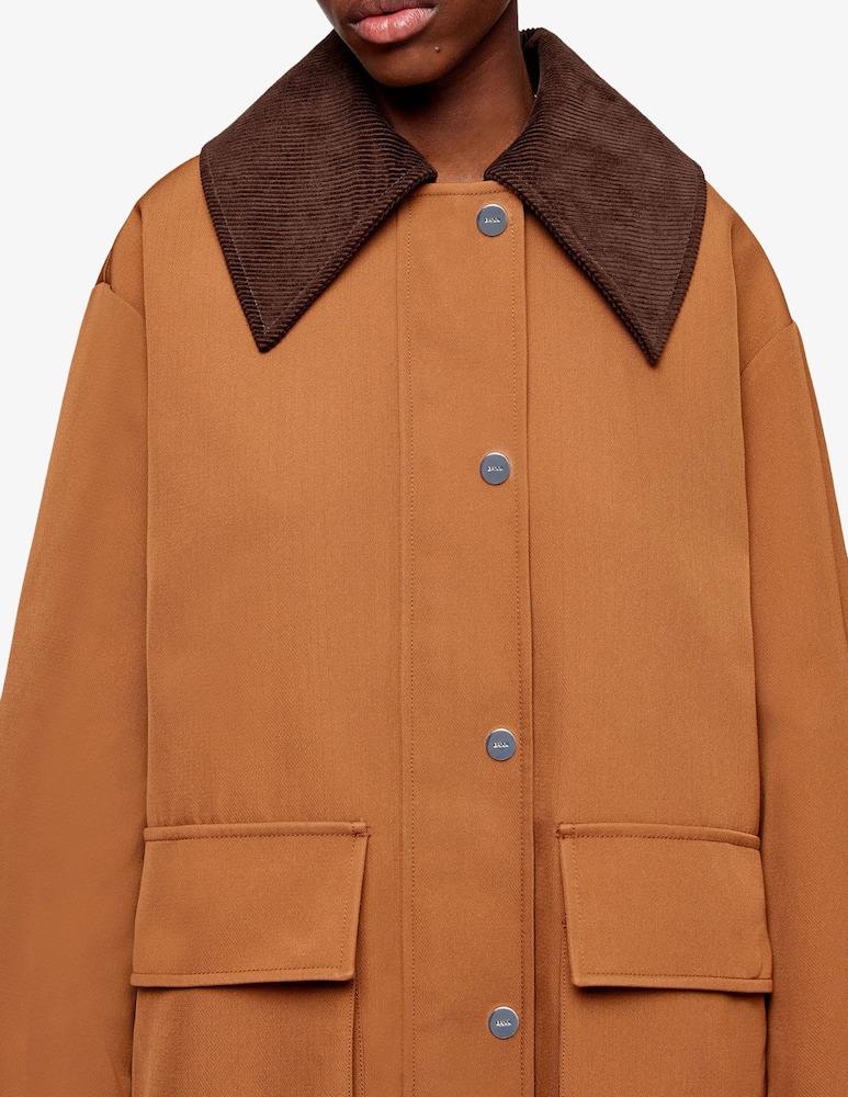 rinascente Ganni Giacca in twill pesante