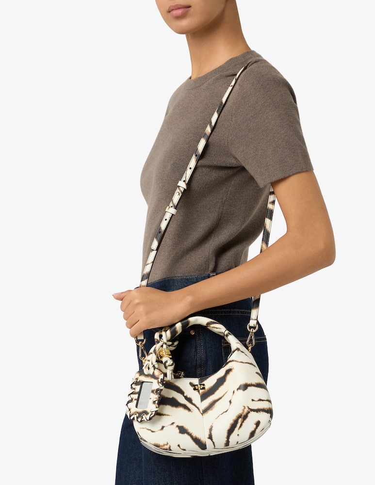 Ganni Mini zebra hobo bag - picture 2 Ganni Mini zebra hobo bag - picture 2