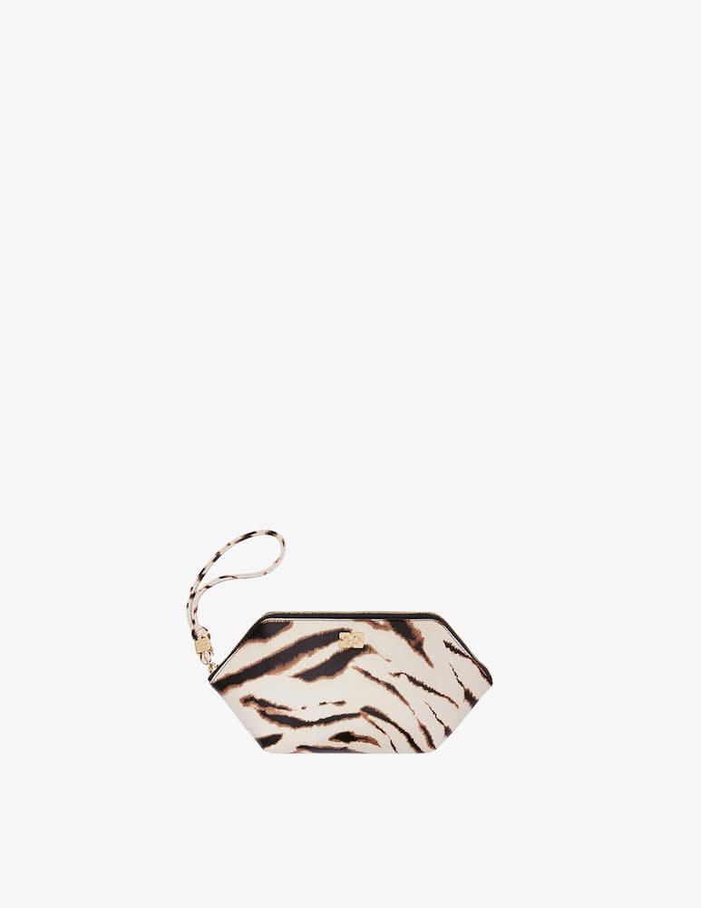 rinascente Ganni Bou make-up pouch grained